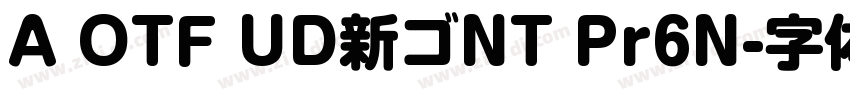 A OTF UD新ゴNT Pr6N字体转换